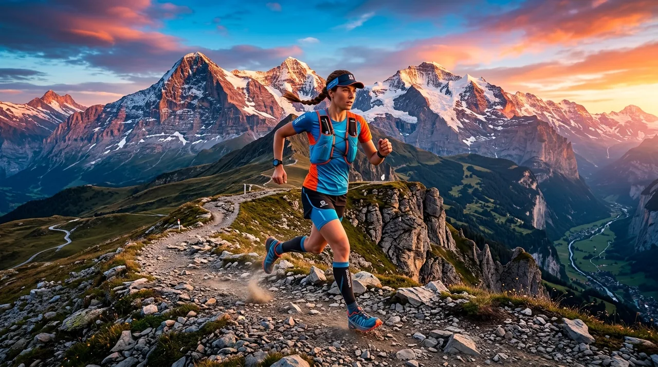 Salomon Mountain Trail Runner Athlete